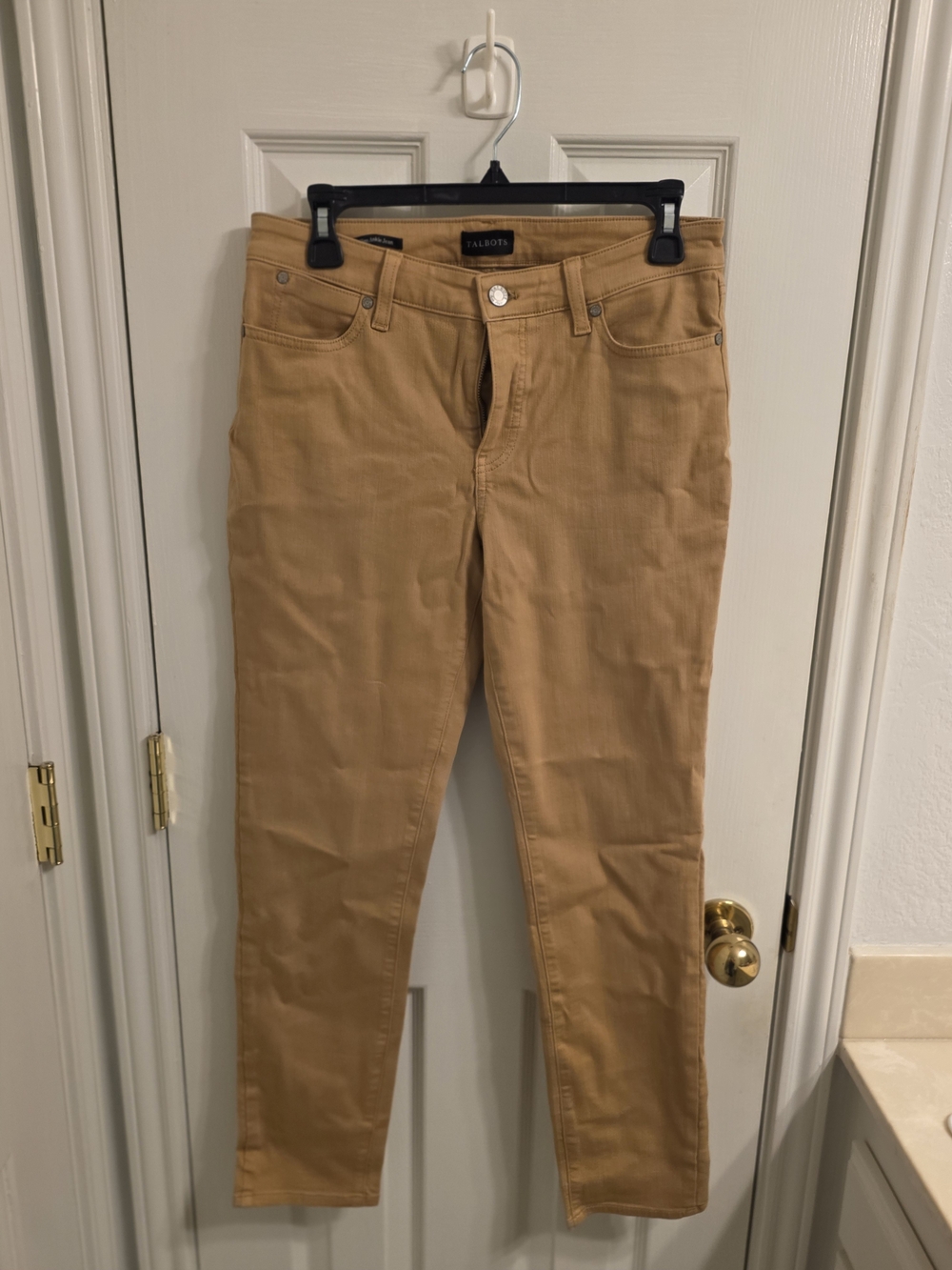 Talbots Tan Slim Ankle Jeans Size 4